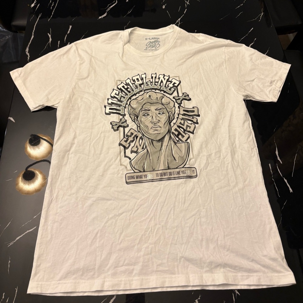 White Graphic Tee